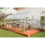 SERRE GAYA EN POLYCARBONATE TRANSPARENT ET ALU 8M² + EMBASE SERRE DE JARDIN POLYCARBONATE_0