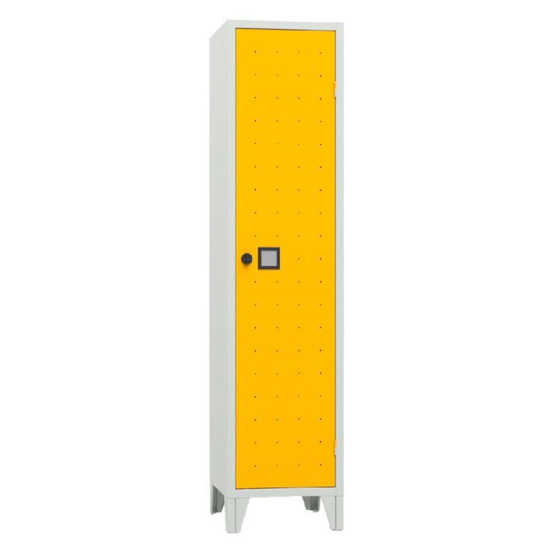 Vestiaire Roma 1 Porte Gris / jaune_0