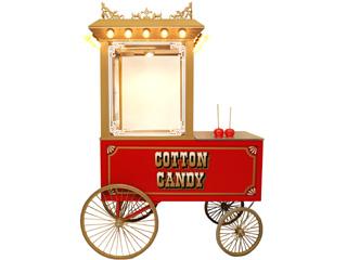 Wagon cottoncandy pour machine à barbe à papa_0