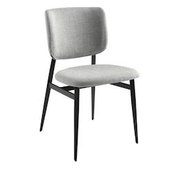 AC ANGEL CERDA Angel Cerdá Chaise en tissu gris clair 4147C 48 x 60 x 83 - gris textile 8435631027812_0