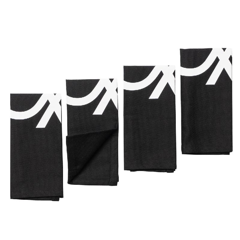 Benetton - Set 4Pc Set de Table 45X30Cm Polypropylène Black & White - multicolore BE140_0