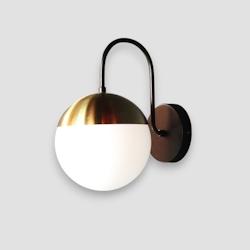 Bistromania Applique murale BISTRO Globe opalin - H 29 cm - LL003_0