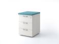Caisson mobile 3 tiroirs LIFTER avec coussin - Deskissimo_0