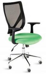 Fauteuil en maille Conakry - basculement centré, réglage de tension et pied en acier chromé_0