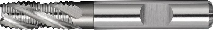 Fraise deux tailles DIN 844 type NR - D. Nominal 10 mm - L. Garniture 30 mm - HSS-Co5 DIN 1835 B - 4 lames courtes - PROMAT_0