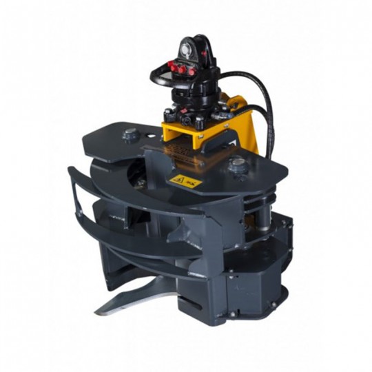 Grappin coupeur hydraulique Uniforest - Lame Hardox 500, ouverture 1m00, coupe jusqu'à 25 cm_0