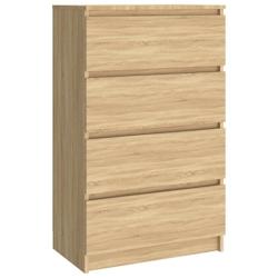 HELLOSHOP26 - Buffet bahut commode armoire meuble de rangement organisateur cuisine salle de séjour salon sonoma 60 x 35 x 98,5 cm bois d'ingénierie_0