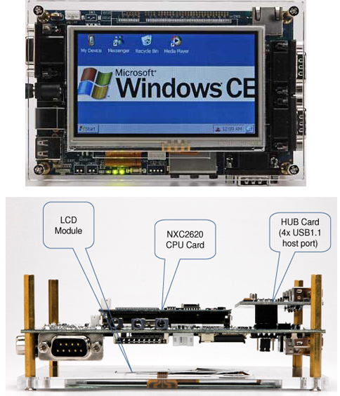 IHM low cost - prêt à intégrer pour équipements fixes ou mobiles - écran tactile 4''3, 5''7 ou 7'' avec processeur RISC 336MHz_0