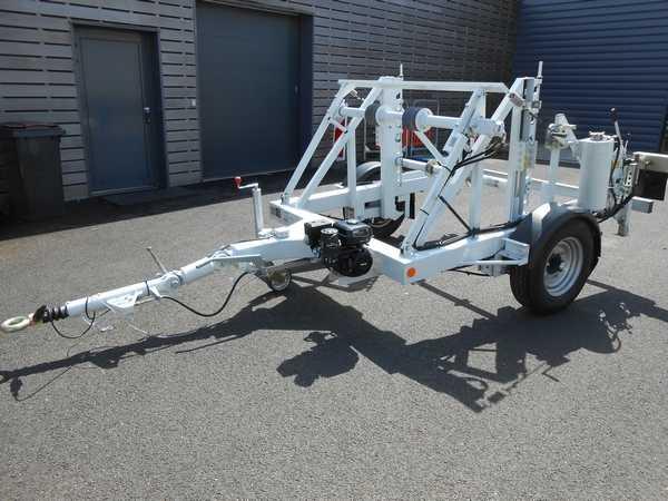 Remorque porte-touret PTAC 2500 kg - Enroulage/Déroulage - Réf. R15TP2500000_0