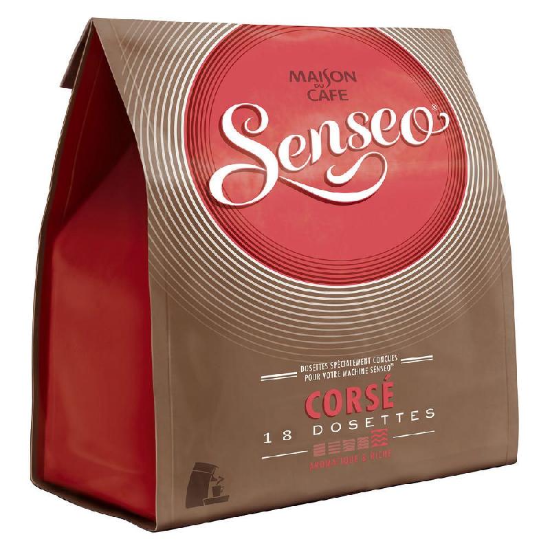 SENSEO PAQUET DE 18 DOSETTES CAFÉ CORSÉ SENSEO (PRIX À L'UNITÉ)