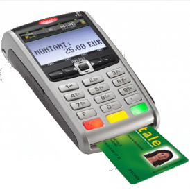 Terminal bancaire portable Ingenico IWL 250 SP - technologie IP, homologué Sesam Vitale et multi-cartes_0