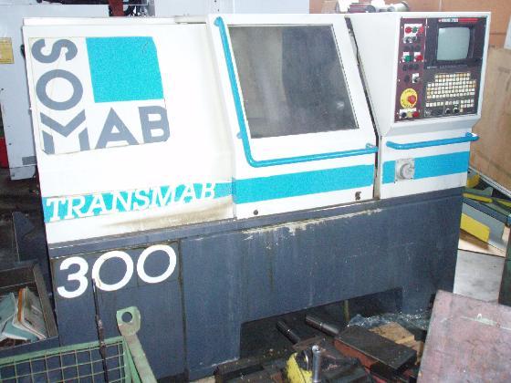 Tour CNC horizontal SOMAB Transmab 300 - commande cyclique - modèle 1991_0