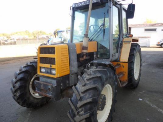 Tracteur agricole Renault 95-14 - 95 CV - 4RM - 1987 - Bon état - Pneus AV 14.9R24 20% et AR 16.9R38 60%_0