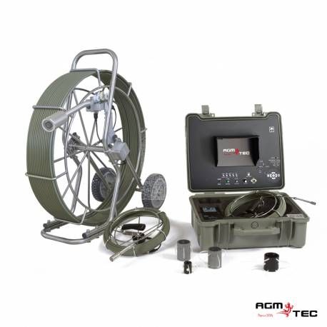 Tubicam® trio - caméra d'inspection motorisée - agm-tec -  ø20 mm jusqu'à ø400 mm_0