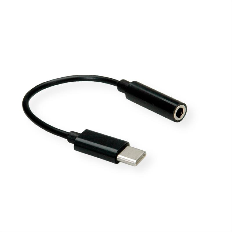 VALUE Adaptateur Type C - 3,5mm Audio, M/F, 0,13 m_0