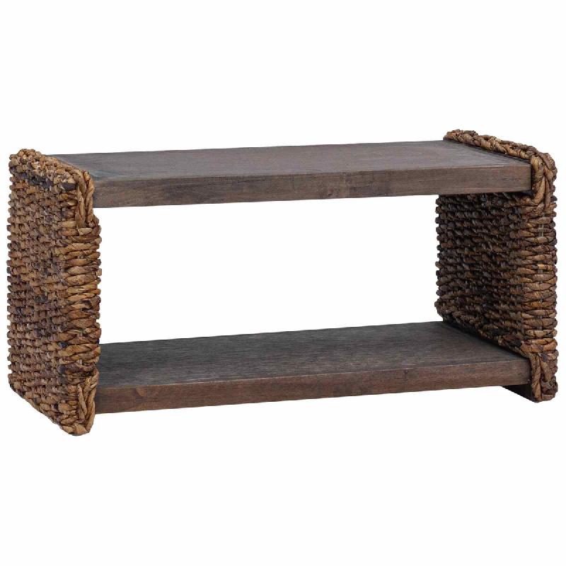 VidaXL Table basse Naturel 70 x 35 x 35 cm Bois de Mahogany Massif Modèle Orion Office Vintage - 42011579_0