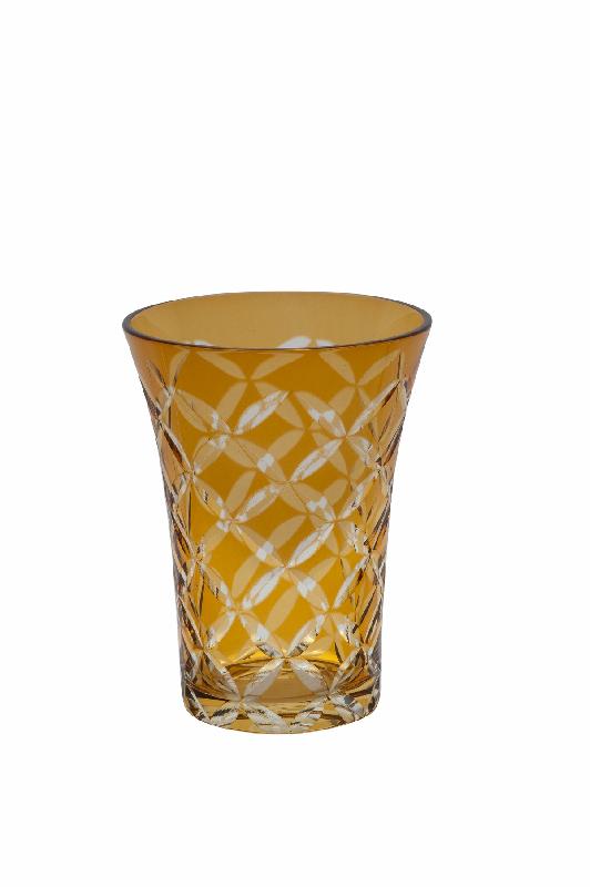 GOBELET FORME HAUTE JAUNE 27 CL TWINS GEMINIANO COZZI VENEZIA 1765