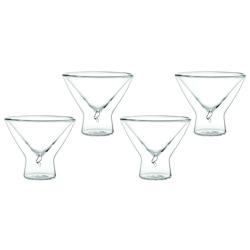 Aulica Lot De 4 Coupes A Glaces Double Paroi - transparent verre 213401_0