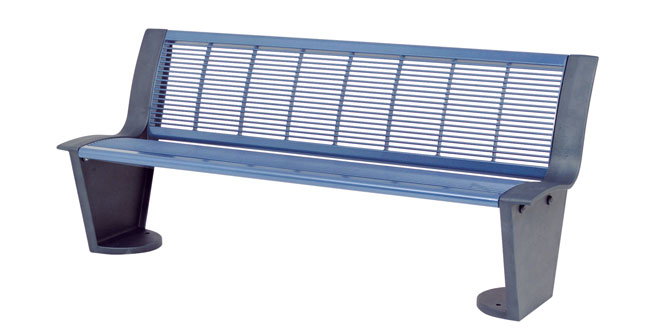 Banc public 3 places - gamme Rendez-Vous City - ref. 130200 - acier et fonte - 1800mm de longueur_0