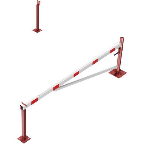 BARRIÈRE PIVOTANTE AVEC TRAVERSE À CHEVILLER CADENAS-3500MM - SCHAKE