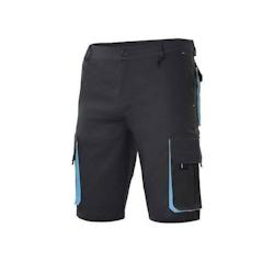 Bermuda multipoches bicolore  noir|bleu T.48 Velilla - polyester 8435011463964_0