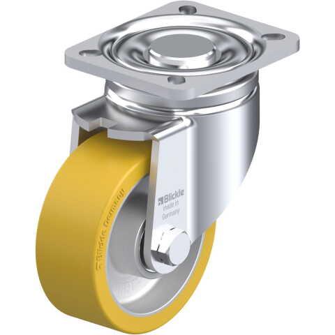 BLICKLE - ROULETTE PIVOTANTE Ø 100MM BANDAGE POLYURÉTHANE PU 350KG - LH-ALTH 100K-1