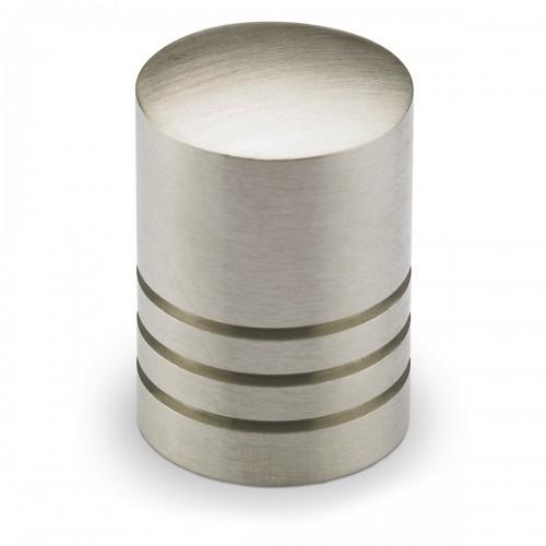 BOUTON DE MEUBLE AGRINUM EN INOX BROSSÉ - PAR 4 - H22MM Ø14MM HETTICH