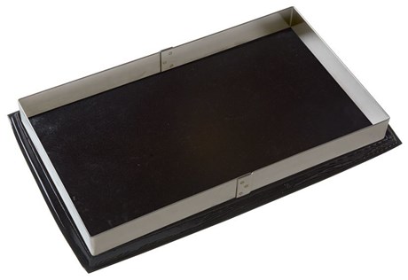 CADRE INOX POUR TAPIS FLEXIPAN® 55 X 35.5 X 4.5 CM