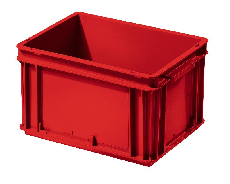 Caisse plastique athéna rouge 20 litres_0