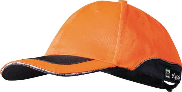 Casquette Roman 55-62 cm orange 80 % polyester / 20 % coton ELYSEE_0