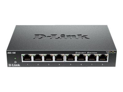 D-LINK DGS-108 NOIR
