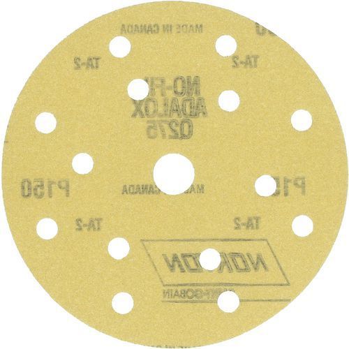 DISQUE AUTO-AGRIPPANT PRO FILM Ø150X18MM GRAIN 150 14+1 TROUS - NORTON
