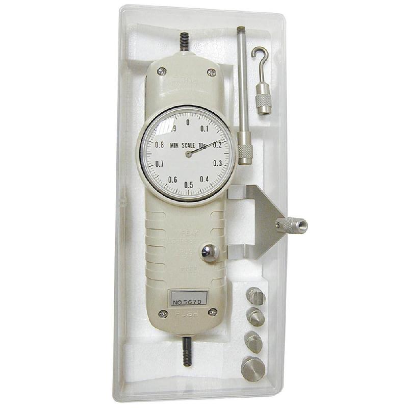 Dynamomètre traction & compression à aiguille - 2 kg - avec accessoires - Réf. MF2055_0