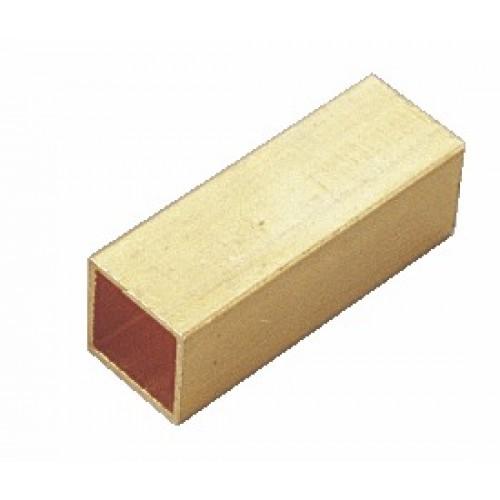 FOURRURE CARRÉE DE RÉDUCTION DE 7 À 6 MM - 30 MM - LAITON - PAR 2 BRICOZOR