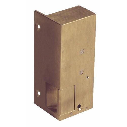 GÂCHE ÉLECTRIQUE - POUR SERRURE EN APPLIQUE S15 - GAUCHE – BRONZE MÉTALUX