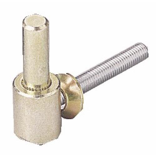 GONDS À VISSER À SERRAGE RAPIDE - LOT DE 4 - PIVOT 14 MM - LONGUEUR 80 MM BURGAUD