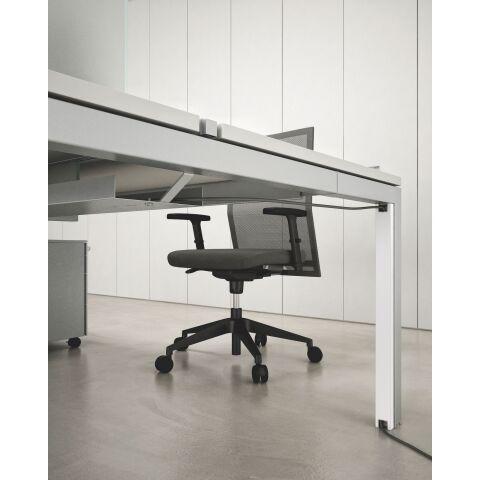 GOULOTTE PASSE-CÂBLES VERTICALE POUR PIEDS ARKO BLANCHE