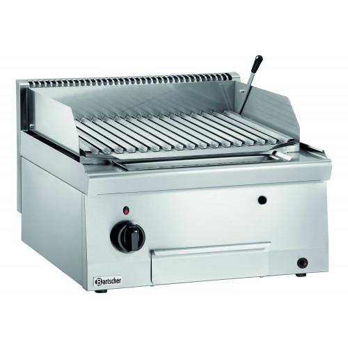 GRILL À PIERRES DE LAVE À GAZ PROFESSIONNEL BARTSCHER - 600 X 600 MM