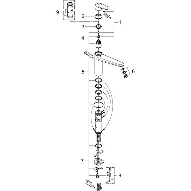 Grohe Eurodisc Cosmopolitan Mitigeur Monocommande Evier Bec Moyen Haut 33770002 Comparer Les Prix De Grohe Eurodisc Cosmopolitan Mitigeur Monocommande Evier Bec Moyen Haut 33770002 Sur Hellopro Fr