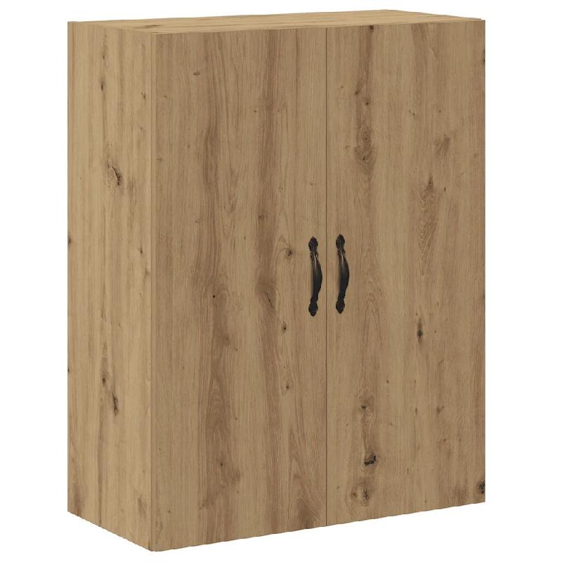 Helloshop26 - Armoire murale élégante design intemporel 69,5 x 34 x 90 cm en bois d'ingénierie chêne artisanal 02_0051157 - Bois massif 3000236763776_0