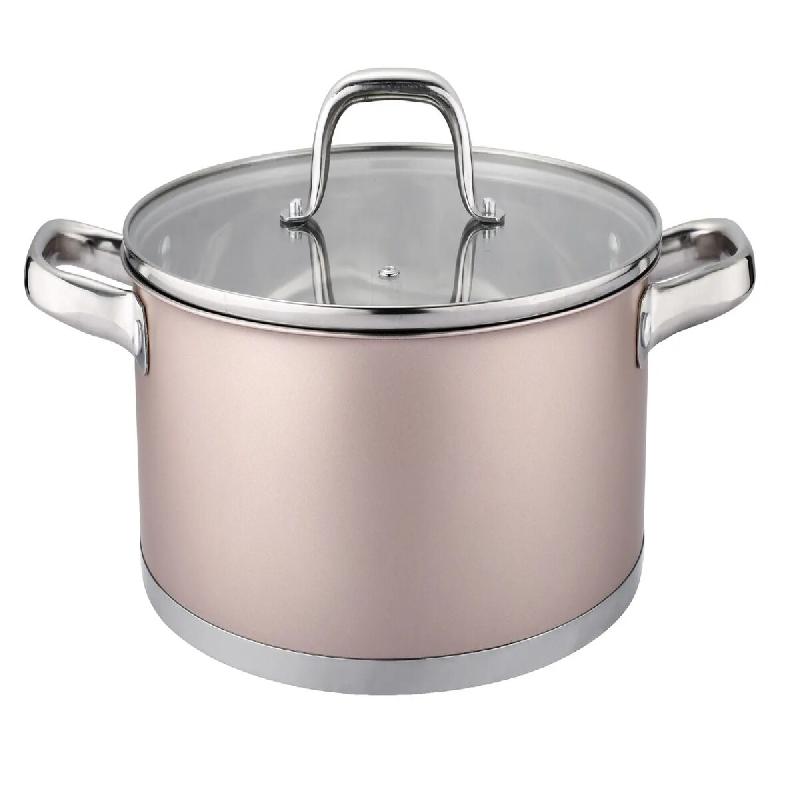 Hostelnovo del Valles Hostelnovo - Casserole inox Modena 26 x 9 cm 5,3 L - cuivre Acier inoxydable 18/10 SI26_0