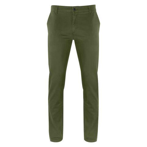 JAMES HARVEST OFFICER PANTALON HOMMES VERT MOUSSE - TAILLE 42 - ENTREJAMBE 80 CM