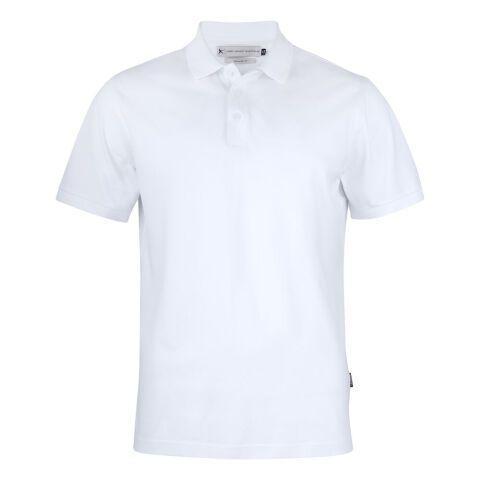 JAMES HARVEST SUNSET POLO PIQUE REGULAR FIT HOMMES BLANC - TAILLE L