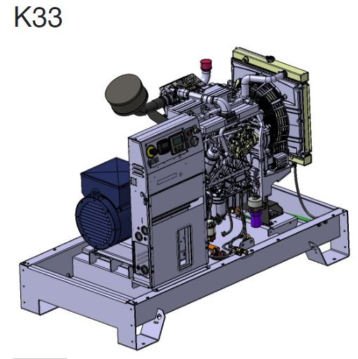 K33 groupe électrogène industriel - SDMO - moteur KOHLER KDI - tension 400/230 V - fréquence 50 Hz_0