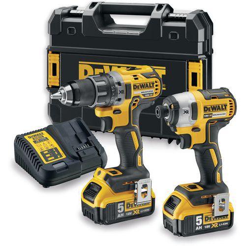KIT 2 OUTILS XR 18V 5AH LI-ION - DEWALT