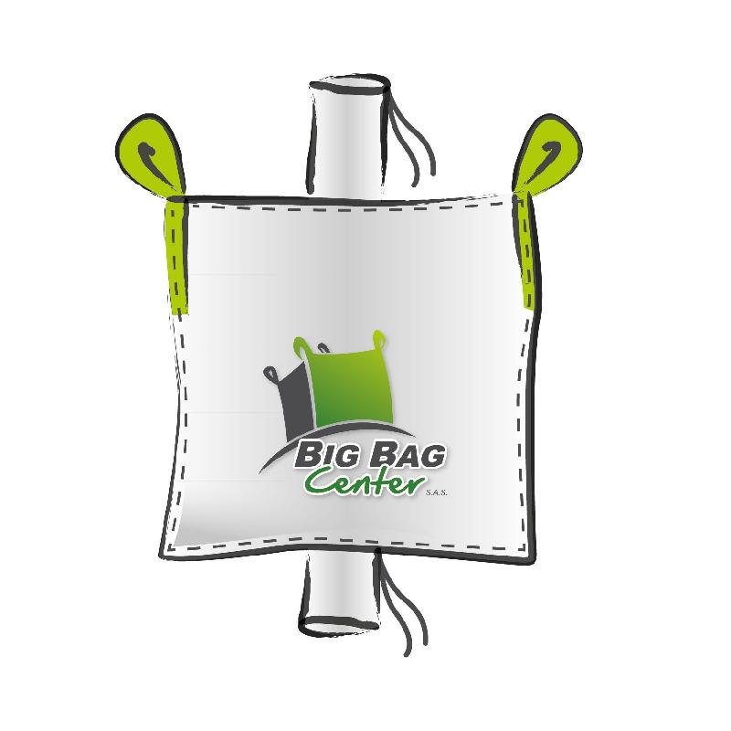 Lot de 10 bigbags occasion 90x90x170, swl: 1000 kg, gr+gv + housse_0