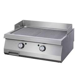 Maxima Heavy Duty plaque de gril - chrome rainuré - unité double - profondeur 70 cm - électrique - 3701117759603_0