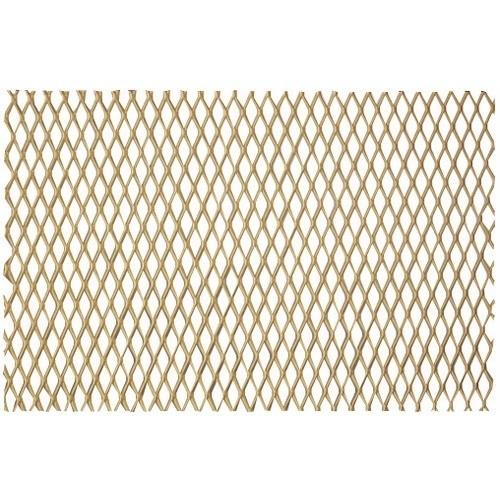 MÉTAL DÉPLOYÉ 5.10.10 POUR GRILLES - MAILLE 5X10 MM - 2 X 1 M - OR RIVINOX