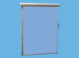 PCRA - Porte de chambre froide coulissante Plasteurop - Tôle acier prélaqué, isotherme, température positive/négative_0