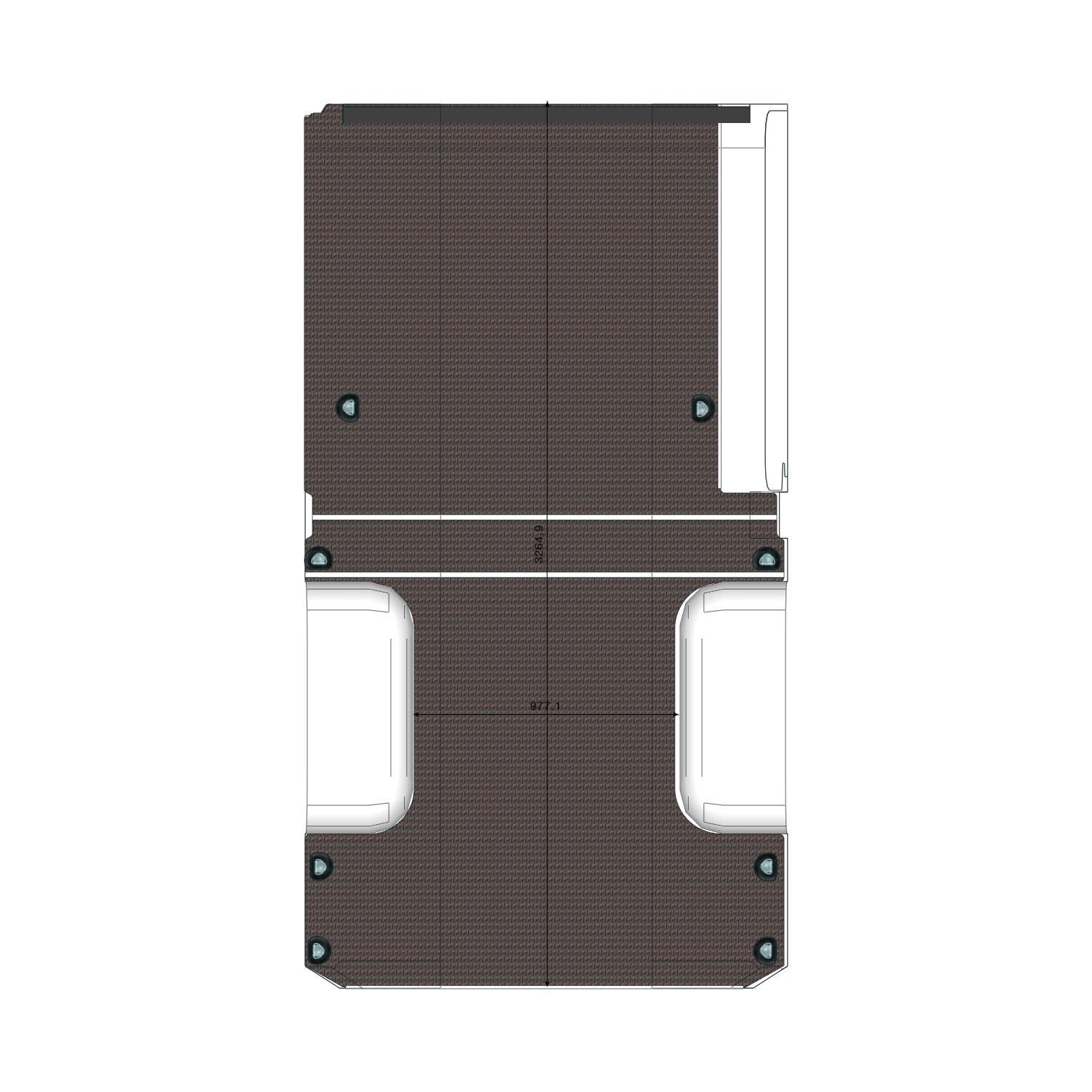 PLANCHER BOIS SPRINTER L2 AVEC ROUES JUMELÉES